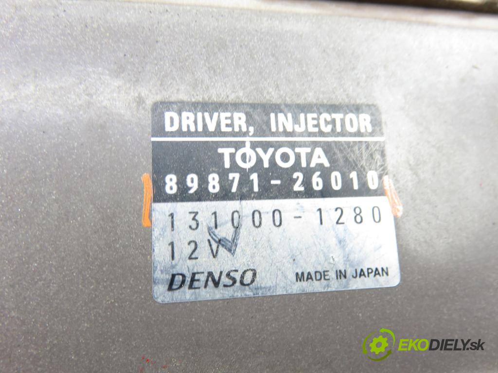 TOYOTA AVENSIS VERSO (_M2_) MINIVAN 2004 85,00 2.0 D (CLM20_) - 1CD-FTV 1995,00 řídící jednotka vstřiku 8987126010 ; 1310001280