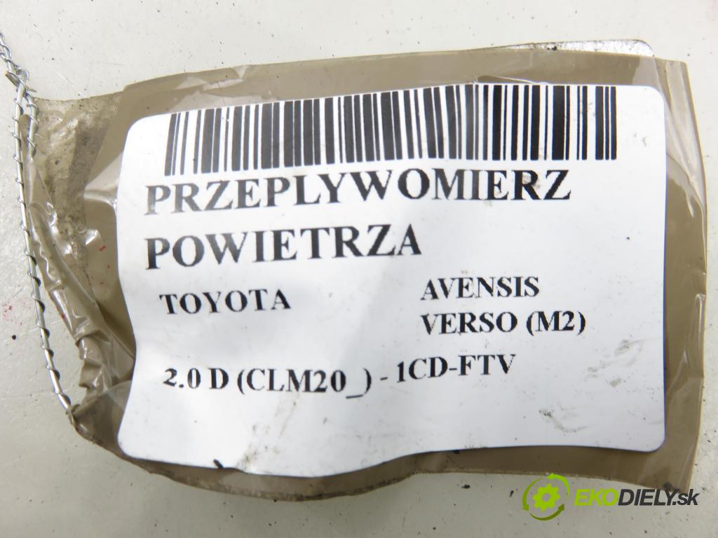 TOYOTA AVENSIS VERSO (_M2_) MINIVAN 2004 85,00 2.0 D (CLM20_) - 1CD-FTV 1995,00 váha vzduchu vzduchu 2220427010 ; AFH70M23