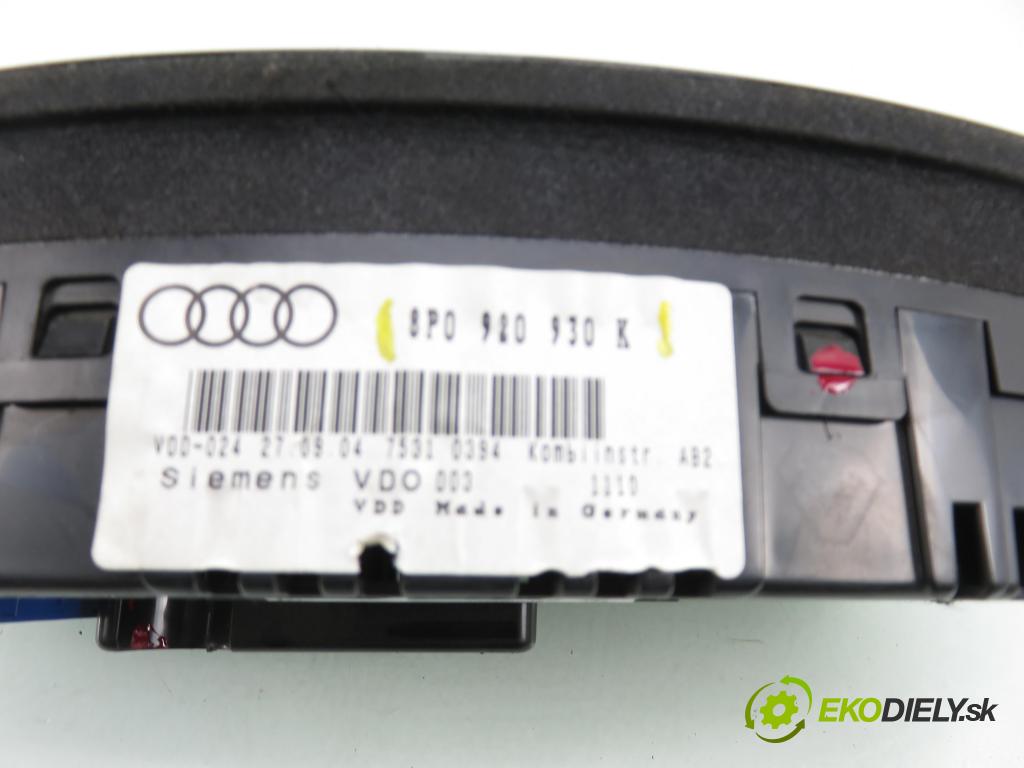 AUDI A3 (8P1) HB 2004 103,00 2.0 TDI 16V quattro - BKD 1968,00 prístrojovka elektrický 8P0920930K