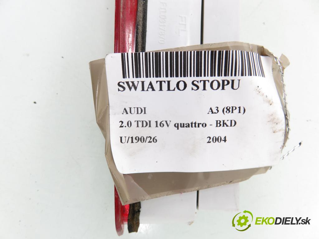 AUDI A3 (8P1) HB 2004 103,00 2.0 TDI 16V quattro - BKD 1968,00 svetlo bŕzd