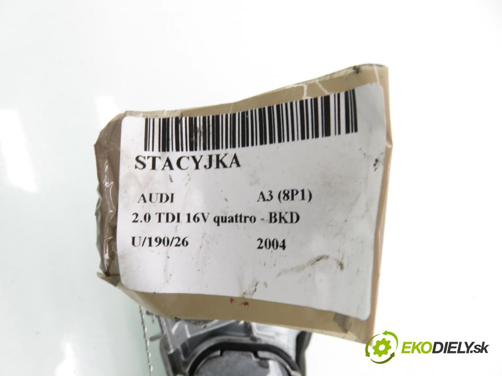AUDI A3 (8P1) HB 2004 103,00 2.0 TDI 16V quattro - BKD 1968,00 spinačka 1K0905851B (Spínacia skrinka)