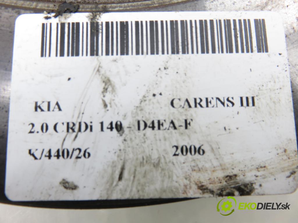 KIA CARENS III (UN) MINIVAN 2006 103,00 2.0 CRDi 140 1991,00 lamela kotouč brzdová ZADNÍ: