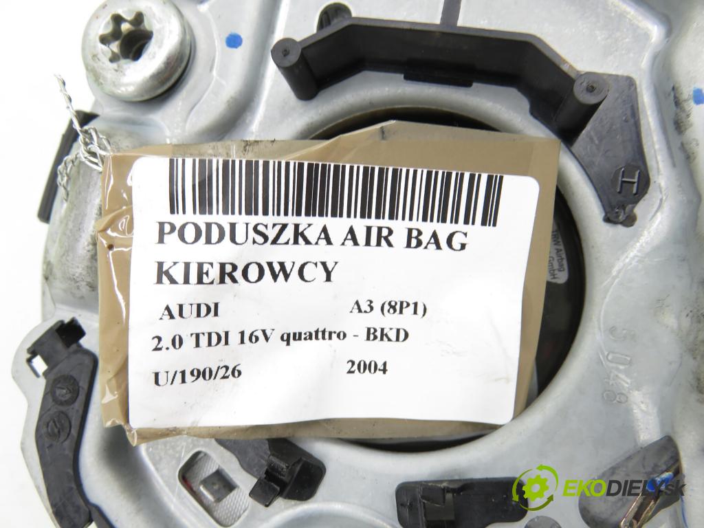 AUDI A3 (8P1) HB 2004 103,00 2.0 TDI 16V quattro - BKD 1968,00 AirBag air BAG volantu 4F0880201AA