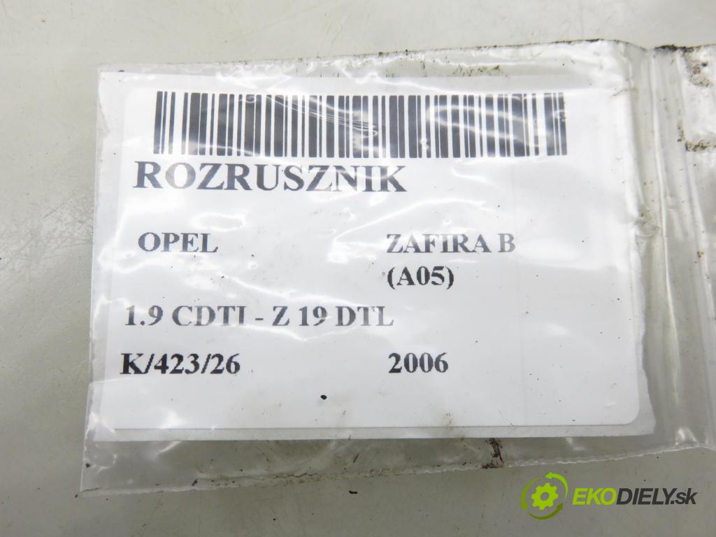 OPEL ZAFIRA B (A05) MINIVAN 2006 74,00 1.9 CDTI 8V 101 - Z 19 DTL 1910,00 Štartér 55353857 (Štartér)