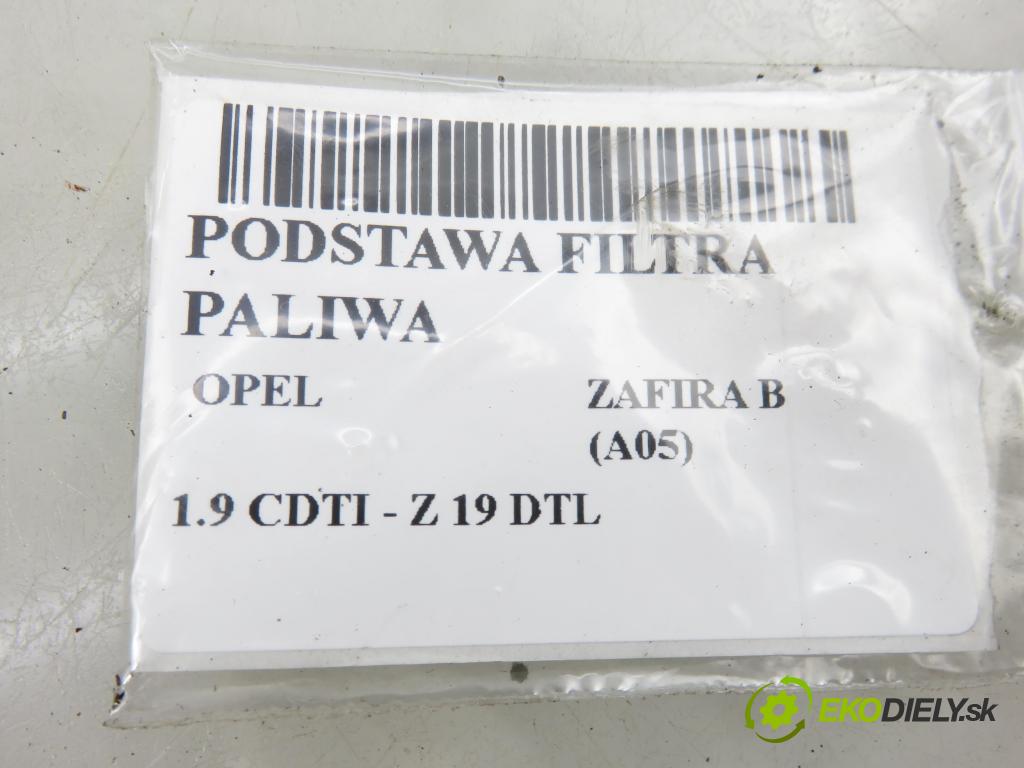 OPEL ZAFIRA B (A05) MINIVAN 2006 74,00 1.9 CDTI 8V 101 - Z 19 DTL 1910,00 Obal filtra paliva 13204107 (Obal palivového filtra)