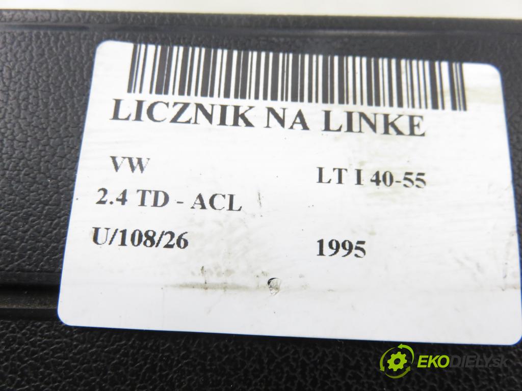 VW LT 40-55 I Platforma / podwozie (293-909) KABINA/PLATFORMA 1995 70,00 2.4 TD - ACL 2383,00 prístrojovka na ODKAZ 281919033CT ; 281919059M