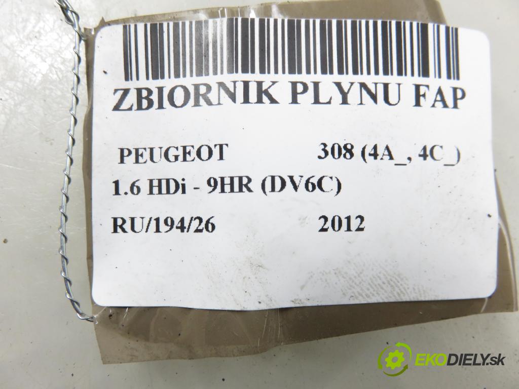 PEUGEOT 308 (4A_, 4C_) HB 2012 0,00 1.6 HDi - 9HR (DV6C) 1560,00 nádržka TEKUTINA: FAP 9671981280