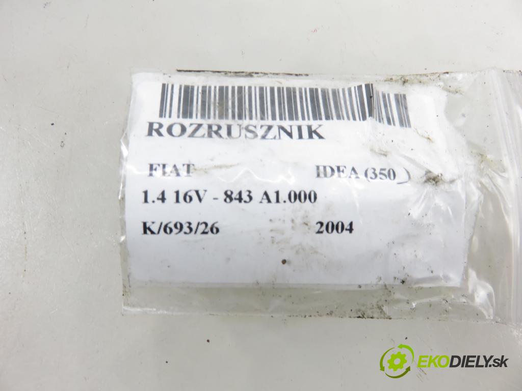 FIAT IDEA (350_) MINIVAN 2004 70,00 1.4 16V 95 - 843 A1.000 1368,00 Štartér (Štartér)