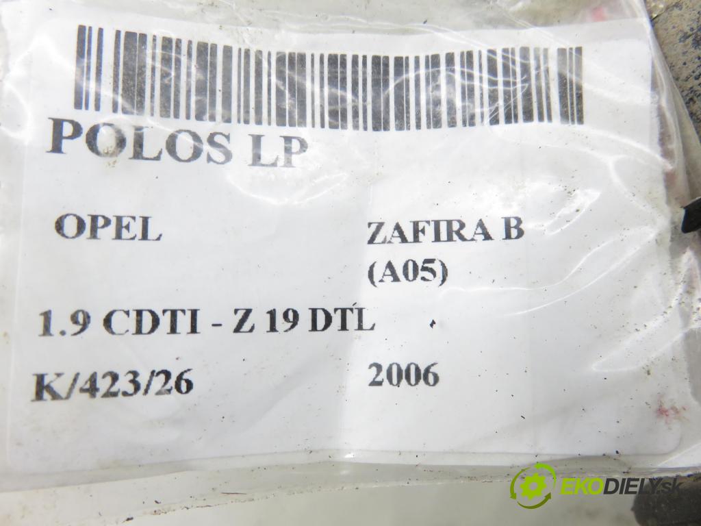 OPEL ZAFIRA B (A05) MINIVAN 2006 74,00 1.9 CDTI 8V 101 - Z 19 DTL 1910,00 poloos LP