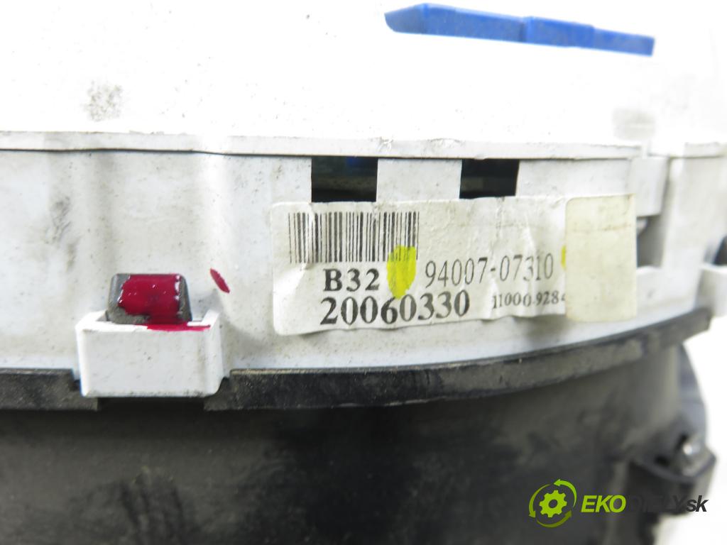 KIA PICANTO (BA) HB 2006 55,00 1.1 CRDi - D3FA 1120,00 prístrojovka elektrický 9400707310