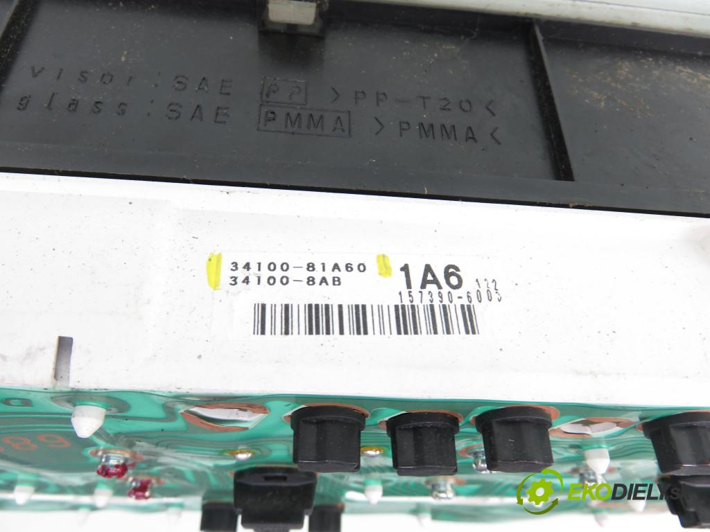 SUZUKI JIMNY (FJ) TERENOWY 2002 59,00 1.3 16V 4WD (SN413) - G13BB 1298,00 prístrojovka elektrický 3410081A60