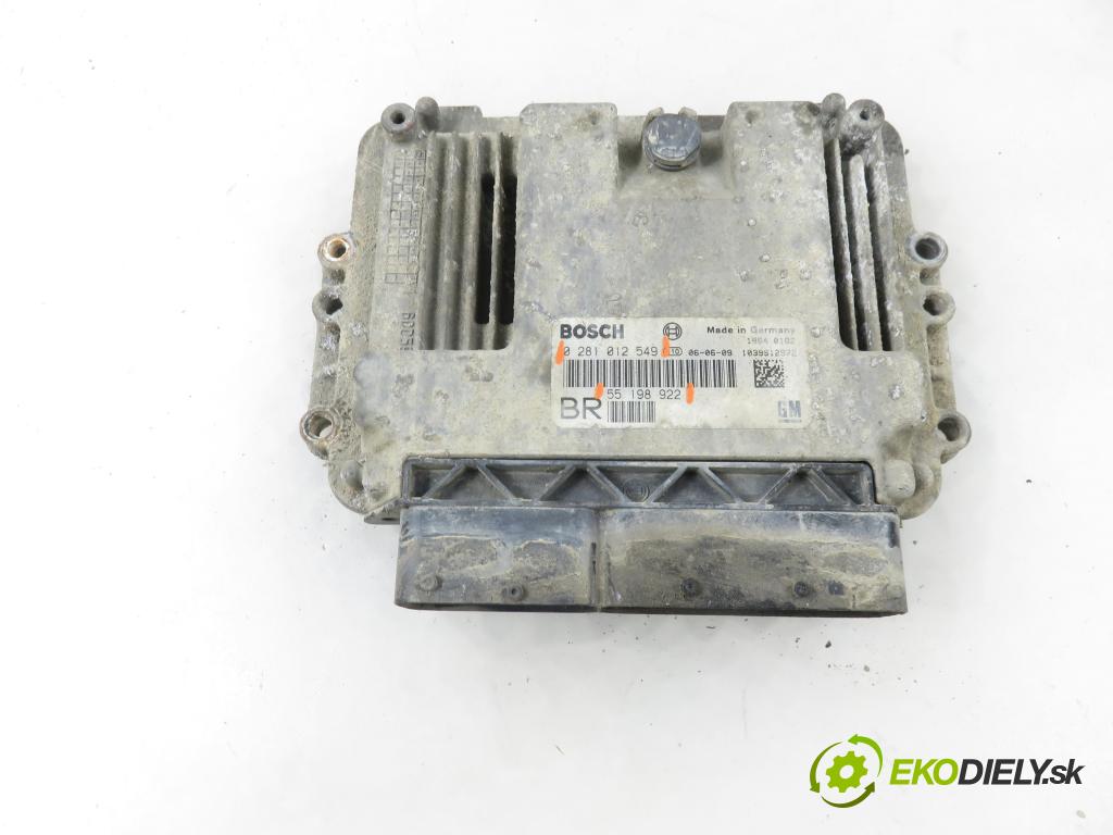OPEL ZAFIRA B (A05) MINIVAN 2006 74,00 1.9 CDTI 8V 101 - Z 19 DTL 1910,00 Riadiaca jednotka Motor 0281012549 ; 55198922
