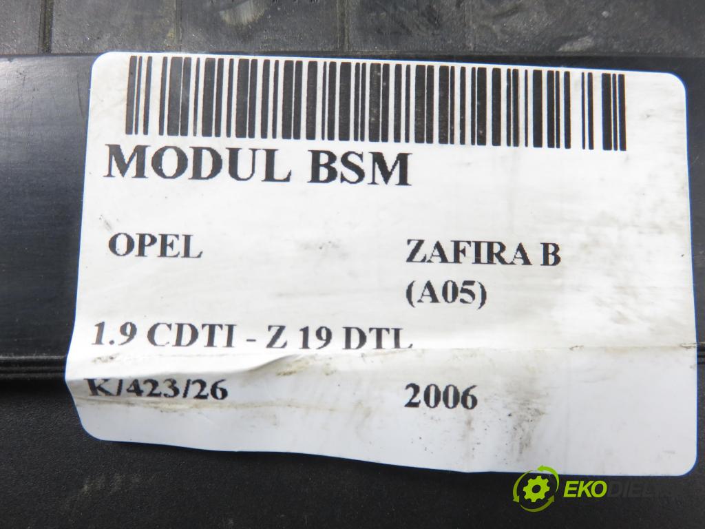 OPEL ZAFIRA B (A05) MINIVAN 2006 74,00 1.9 CDTI 8V 101 - Z 19 DTL 1910,00 MODUL BSM 13242781 ; 5DK00946410