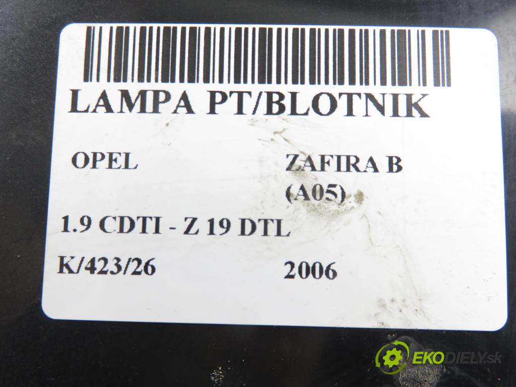 OPEL ZAFIRA B (A05) MINIVAN 2006 74,00 1.9 CDTI 8V 101 - Z 19 DTL 1910,00 Svetlo pravé zadné 24451843