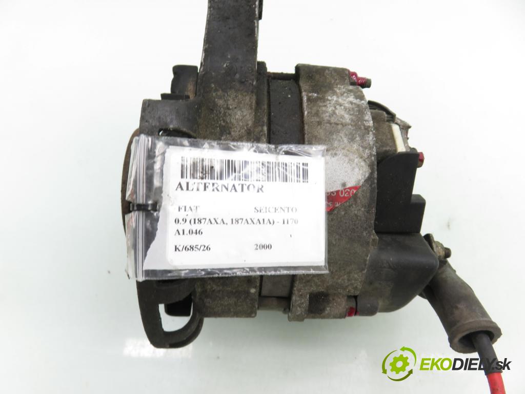 FIAT SEICENTO / 600 (187_) HB 2000 29,00 0.9 39 - 1170 A1.046 899,00 Alternátor (Alternátor)