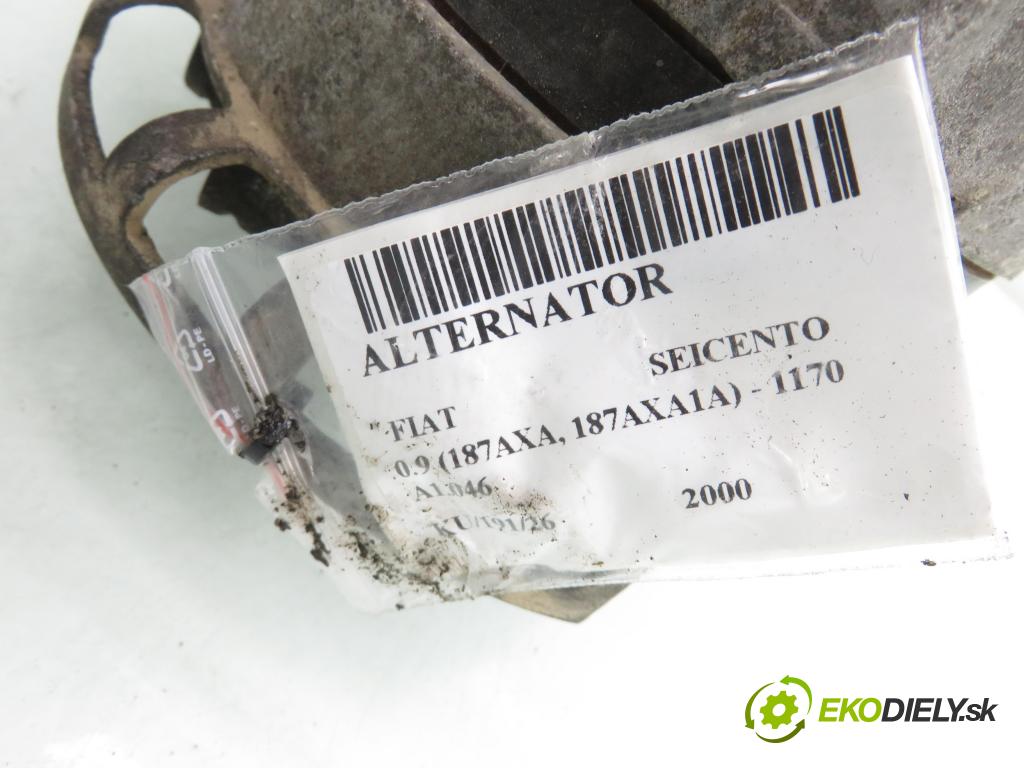 FIAT SEICENTO / 600 (187_) HB 2000 29,00 0.9 39 - 1170 A1.046 899,00 Alternátor (Alternátor)