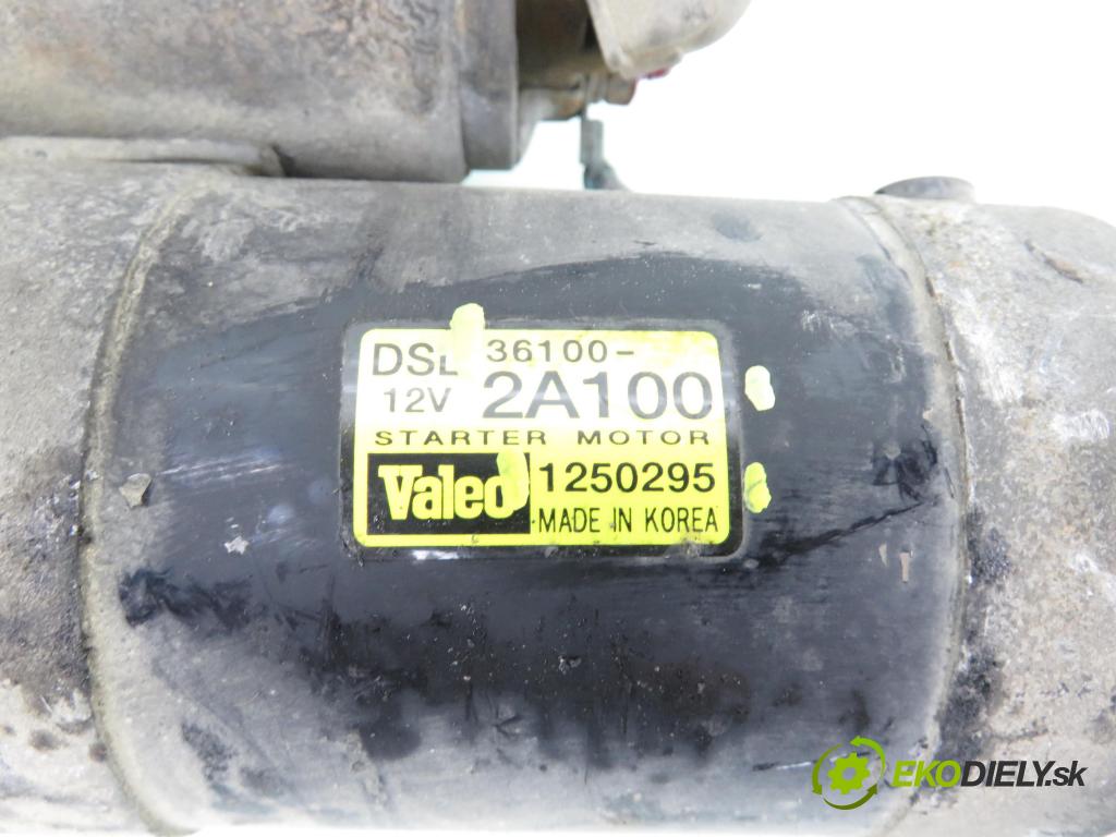 KIA PICANTO (BA) HB 2006 55,00 1.1 CRDi - D3FA 1120,00 Štartér 361002A100 ; 1250295 (Štartér)