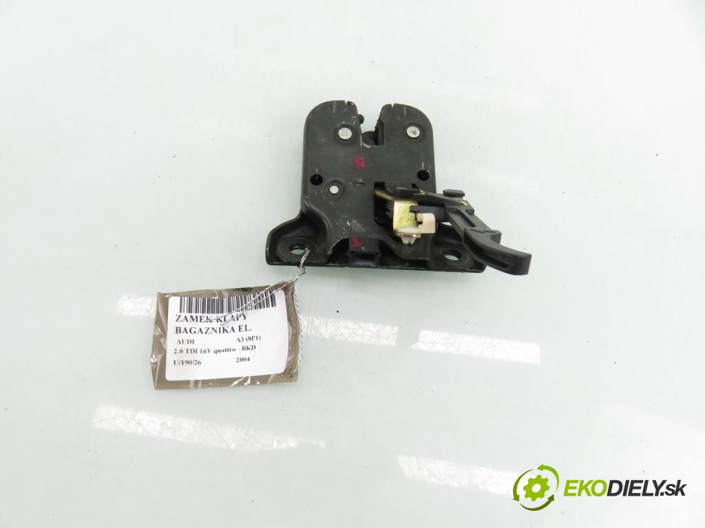 AUDI A3 (8P1) HB 2004 103,00 2.0 TDI 16V quattro - BKD 1968,00 zámok dverí kufor 8P3827469A