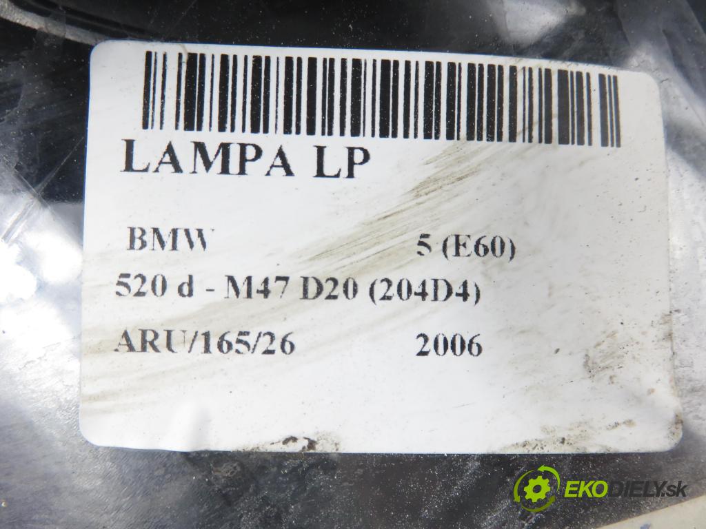 BMW 5 (E60) SEDAN 2006 120,00 520 d - M47 D20 (204D4) 1995,00 světlo LP 7177729