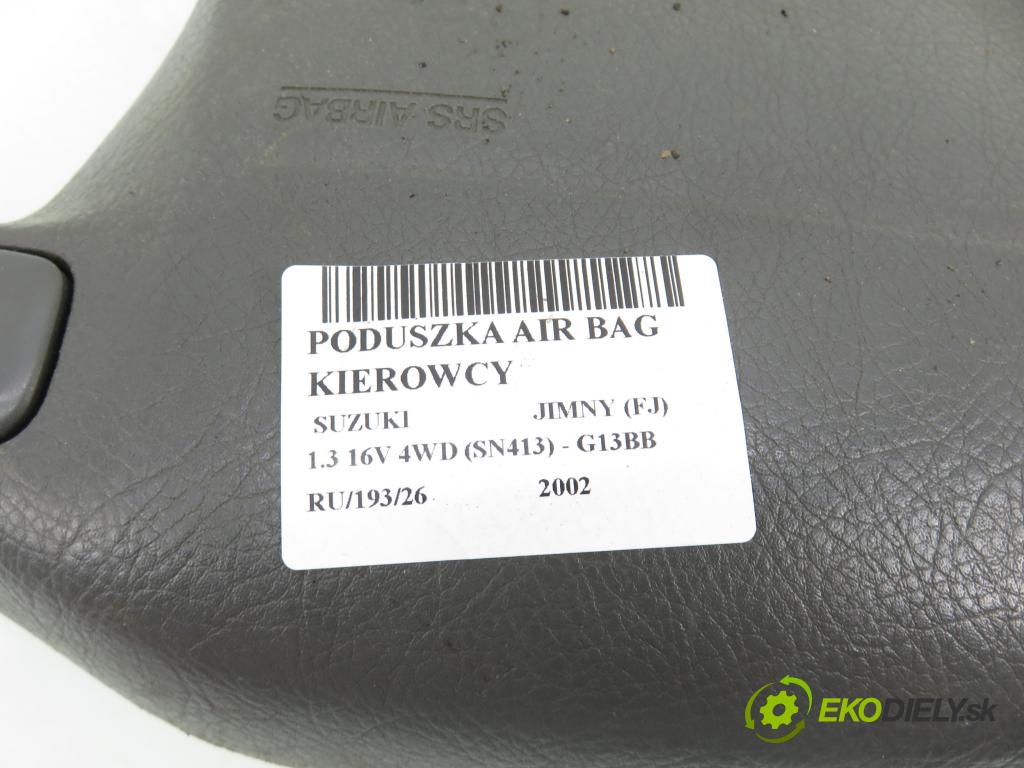 SUZUKI JIMNY (FJ) TERENOWY 2002 59,00 1.3 16V 4WD (SN413) - G13BB 1298,00 AirBag air BAG volantu 4815081A01