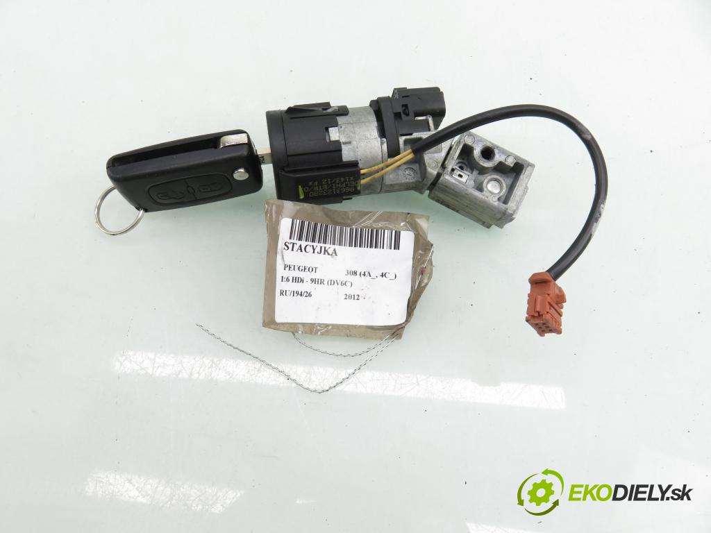 PEUGEOT 308 (4A_, 4C_) HB 2012 0,00 1.6 HDi - 9HR (DV6C) 1560,00 spinačka 36410600 ; 9663123280 (Spínacia skrinka)