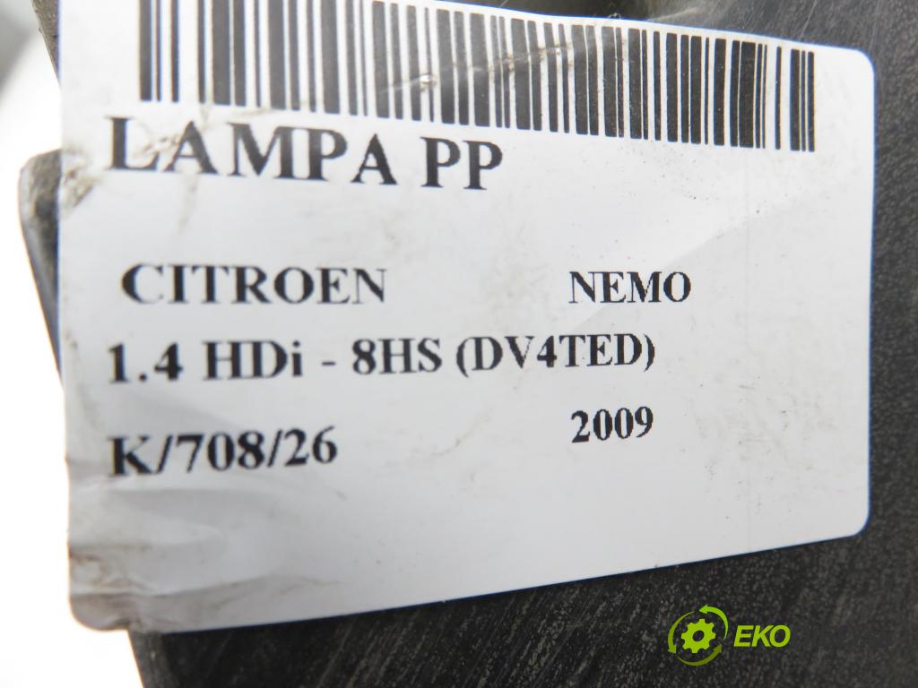 CITROEN NEMO Skrzynia (AA_) FURGON 2009 50,00 1.4 HDi - 8HS (DV4TED) 1398,00 Svetlo PP 45560393