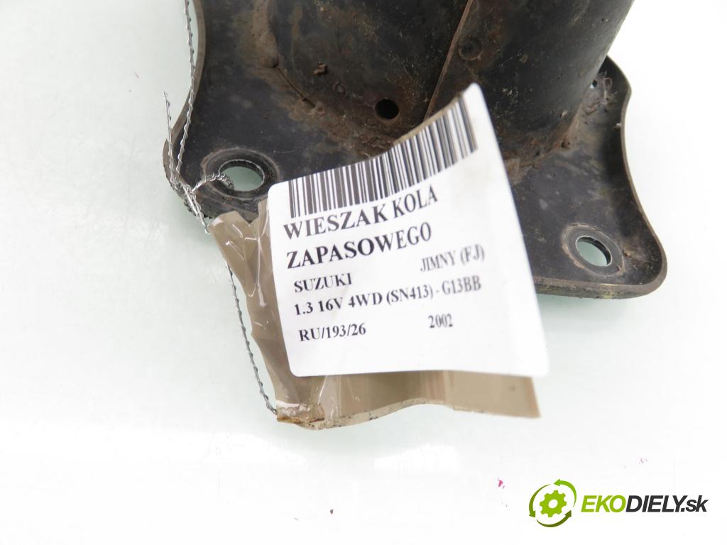 SUZUKI JIMNY (FJ) TERENOWY 2002 59,00 1.3 16V 4WD (SN413) - G13BB 1298,00 ZÁVĚS KOLA NÁHRADNÍ: