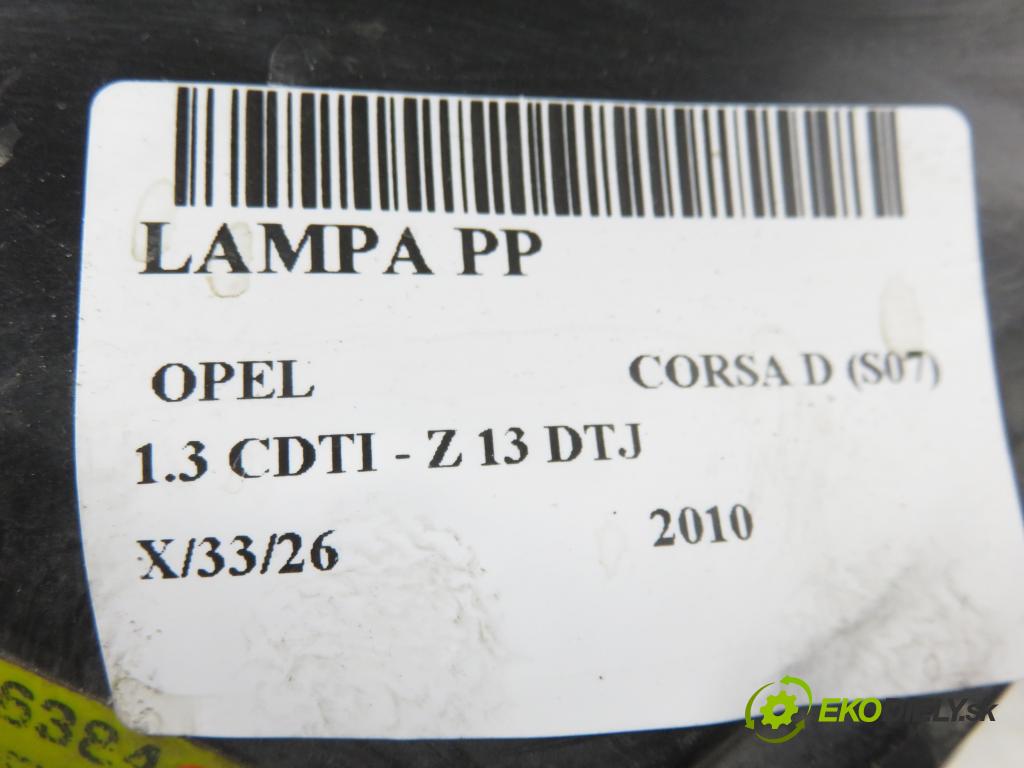 OPEL CORSA D (S07) HB 2010 55,00 1.3 CDTI - Z 13 DTJ 1248,00 Svetlo PP 13186384