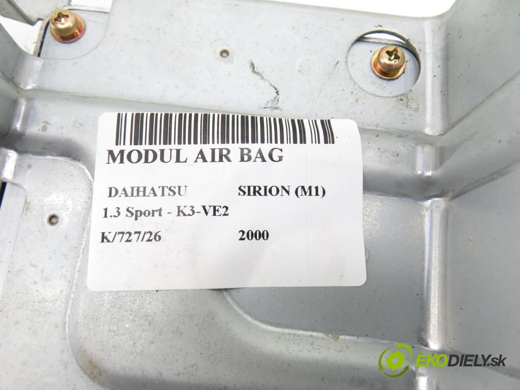 DAIHATSU SIRION (M1) HB 2000 75,00 1.3 Sport - K3-VE2 1298,00 MODUL air BAG 1523004400 ; 8917097403