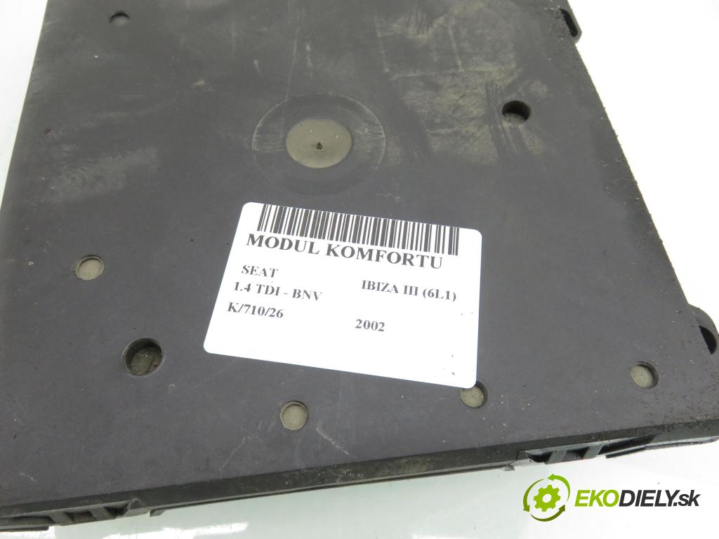 SEAT IBIZA III (6L1) HB 2006 59,00 1.4 TDI - BNV 1422,00 MODUL komfortu 5WK48212D ; 6Q1937049D