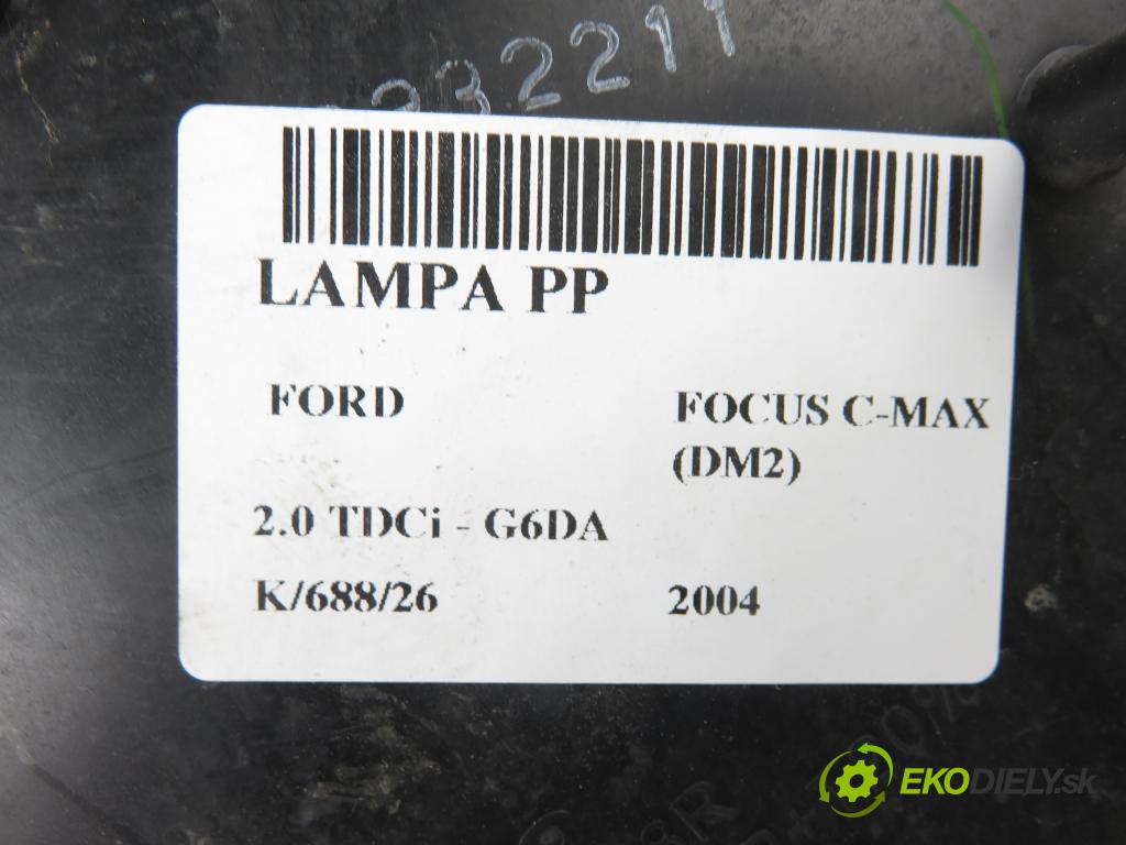 FORD FOCUS C-MAX (DM2) MINIVAN 2004 100,00 2.0 TDCi - G6DA 1997,00 světlo PP