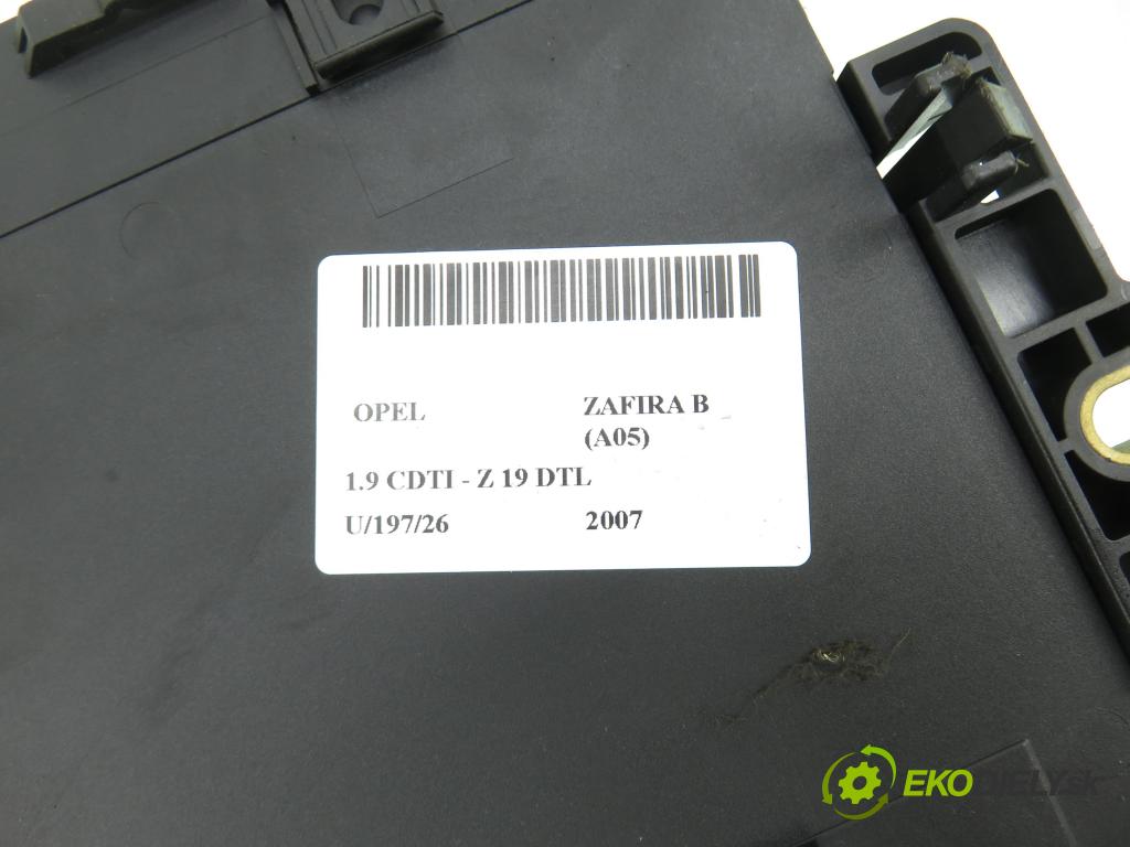 OPEL ZAFIRA B (A05) MINIVAN 2007 74,00 1.9 CDTI 8V 101 - Z 19 DTL 1910,00 MODUL BSI 13220831HQ ; 5DK00866953