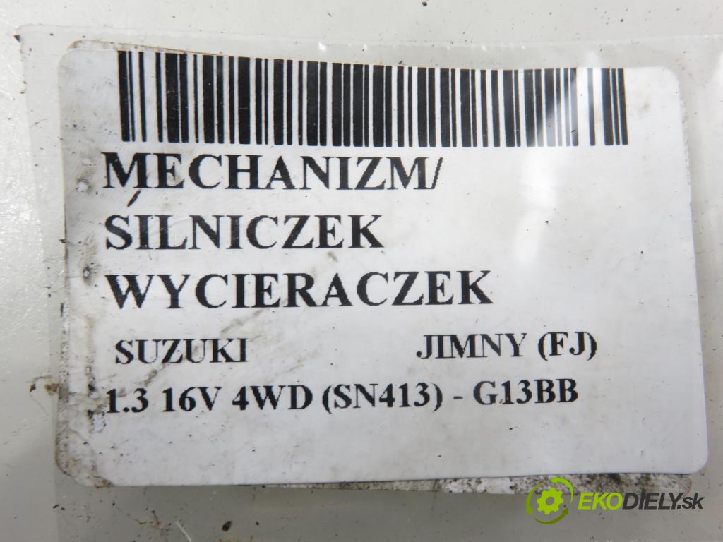SUZUKI JIMNY (FJ) TERENOWY 2002 59,00 1.3 16V 4WD (SN413) - G13BB 1298,00 Mechanizmus stieračov predný  (Motorček stieračov predný)