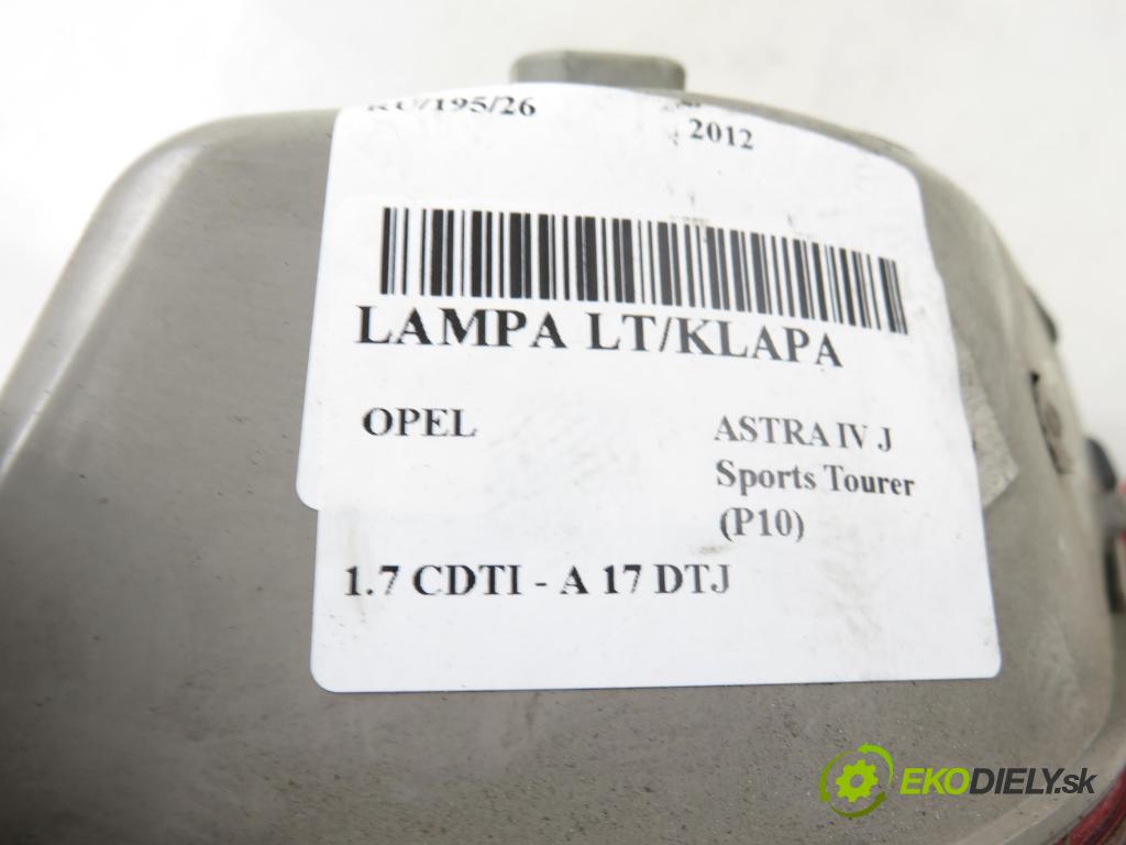 OPEL ASTRA J Sports Tourer (P10) KOMBI 2011 81,00 1.7 CDTI - A 17 DTJ 1686,00 Svetlo ľavé zadné kufor 13282247