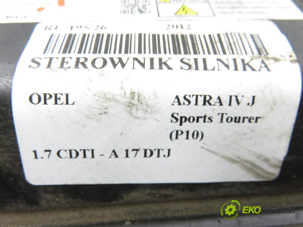 OPEL ASTRA J Sports Tourer (P10) KOMBI 2011 81,00 1.7 CDTI - A 17 DTJ 1686,00 řídící jednotka motora MB2757001011 ; 55579893