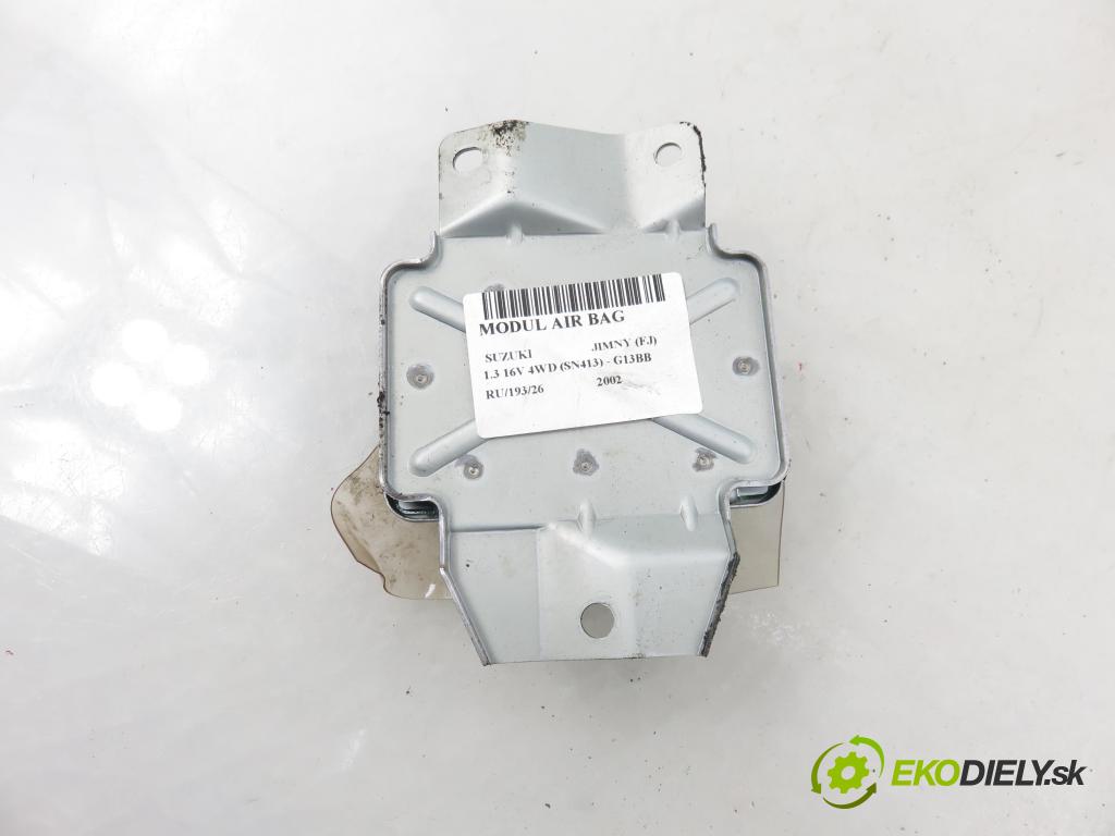 SUZUKI JIMNY (FJ) TERENOWY 2002 59,00 1.3 16V 4WD (SN413) - G13BB 1298,00 MODUL air BAG 3891081A40 ; X6T47073