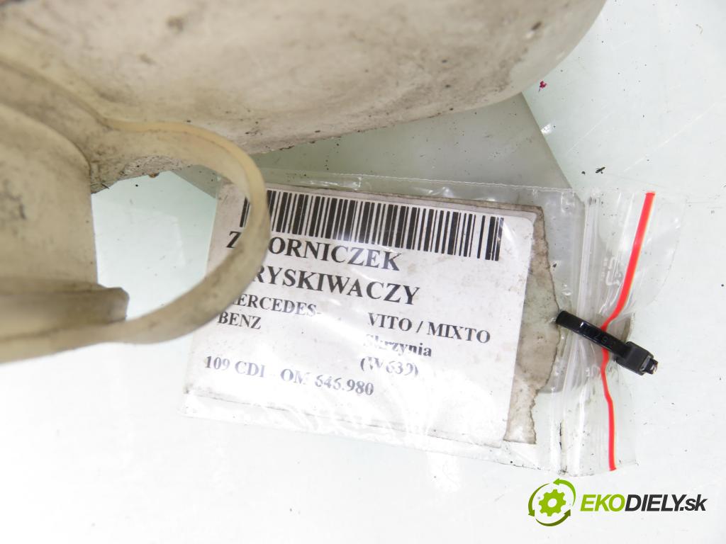 MERCEDES-BENZ VITO / MIXTO Skrzynia (W639) FURGON 2006 0,00 109 CDI - OM 646.980 2148,00 Nádržka ostrekovačov 6398690220 ; 6398600960 (Kľučka dverí ostatné)