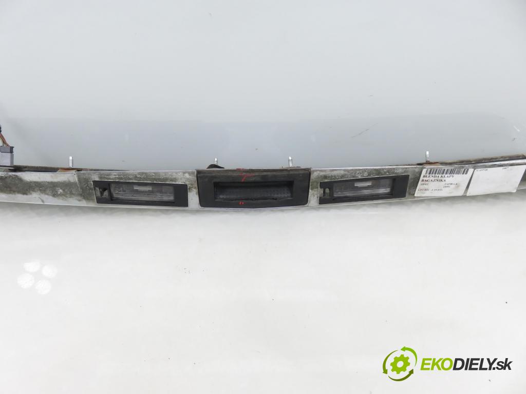 OPEL ZAFIRA B (A05) MINIVAN 2007 74,00 1.9 CDTI 8V 101 - Z 19 DTL 1910,00 zadní část - čelo dveří kufr 13137862