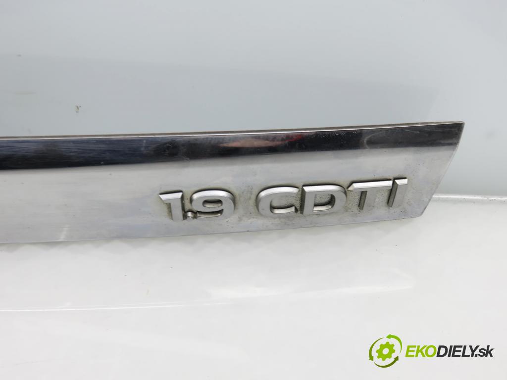 OPEL ZAFIRA B (A05) MINIVAN 2007 74,00 1.9 CDTI 8V 101 - Z 19 DTL 1910,00 zadní část - čelo dveří kufr 13137862