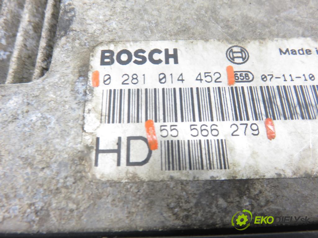 OPEL ZAFIRA B (A05) MINIVAN 2007 74,00 1.9 CDTI 8V 101 - Z 19 DTL 1910,00 řídící jednotka motora 0281014452 ; 55566279
