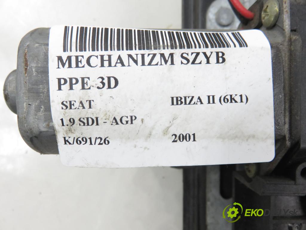SEAT IBIZA II (6K1) HB 2001 50,00 1.9 SDI - AGP 1896,00 Mechanizmus okien 3D 6K3959802K