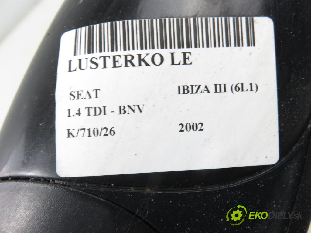SEAT IBIZA III (6L1) HB 2006 59,00 1.4 TDI - BNV 1422,00 zpětné zrcátko
