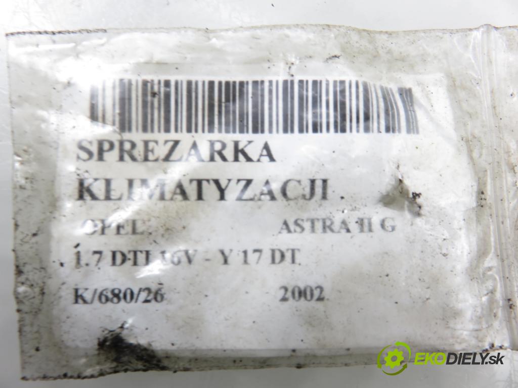 OPEL ASTRA G liftback (T98) HB 2002 55,00 1.7 DTI 16V - Y 17 DT 1686,00 KOMPRESOR: klimatizácie 24422013 (Kompresor klimatizácie)