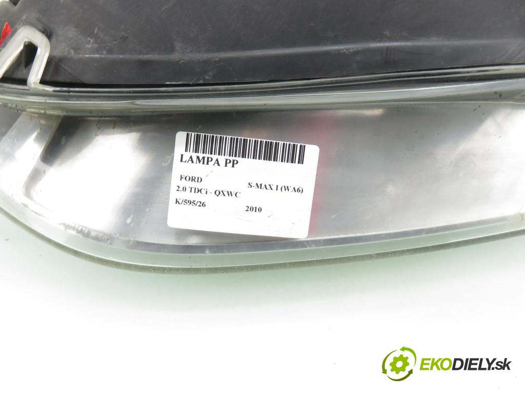 FORD S-MAX (WA6) MINIVAN 2010 103,00 2.0 TDCi - QXWC 1997,00 světlo PP 6M2113W029AK