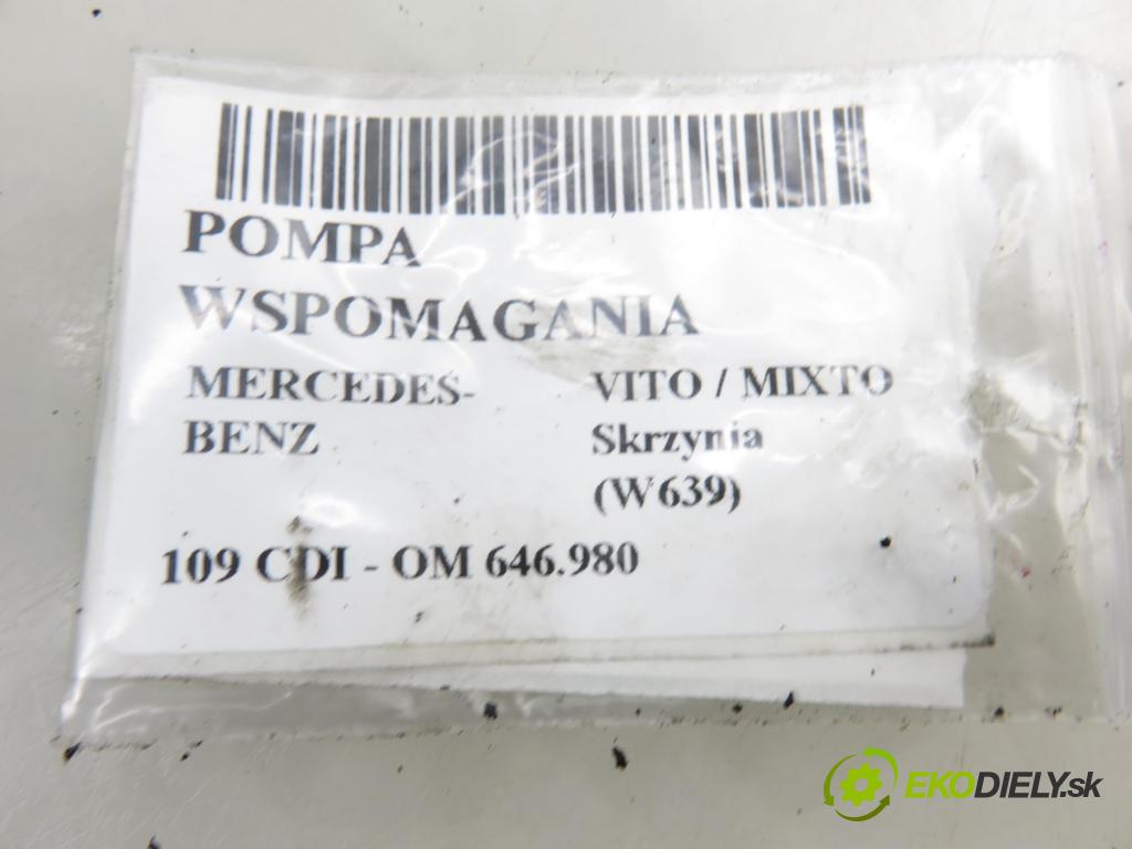 MERCEDES-BENZ VITO / MIXTO Skrzynia (W639) FURGON 2006 0,00 109 CDI - OM 646.980 2148,00 Pumpa servočerpadlo 7692900530 ; 0034667201 (Servočerpadlo)