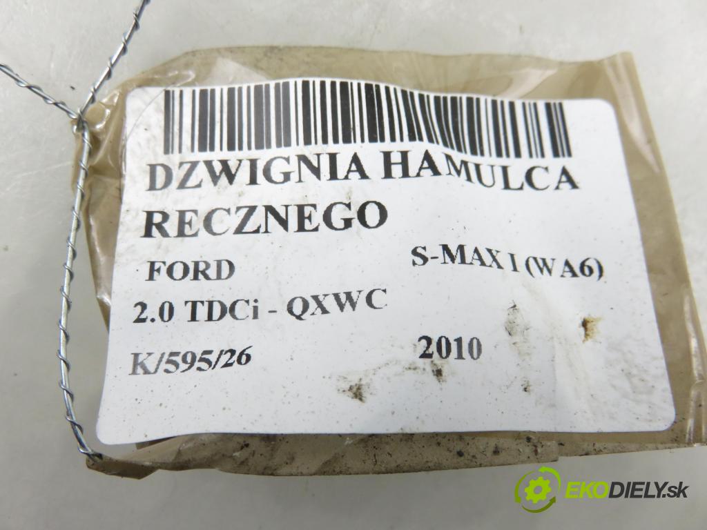 FORD S-MAX (WA6) MINIVAN 2010 103,00 2.0 TDCi - QXWC 1997,00 PÁKA: brzdy MANUÁL 6G912780AS