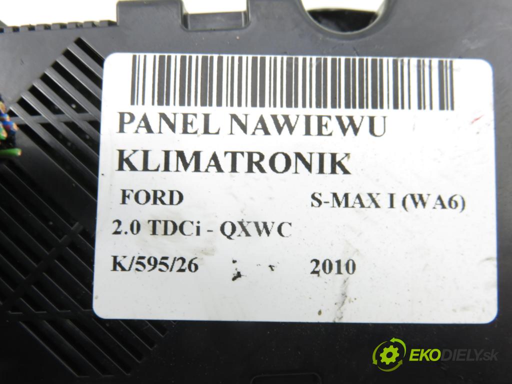 FORD S-MAX (WA6) MINIVAN 2010 103,00 2.0 TDCi - QXWC 1997,00 Panel topení KLIMATRONIK AS7T18C612AC