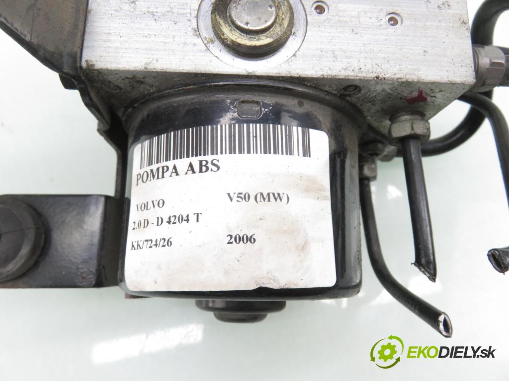 VOLVO V50 (MW) KOMBI 2006 100,00 2.0 D 136 - D 4204 T (PSA) 1997,00 Pumpa ABS 30672506A ; 10096004173 (Pumpa ABS)