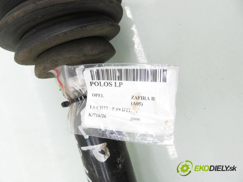 OPEL ZAFIRA B (A05) MINIVAN 2006 74,00 1.9 CDTI 8V 101 - Z 19 DTL 1910,00 Poloos LP 24462251