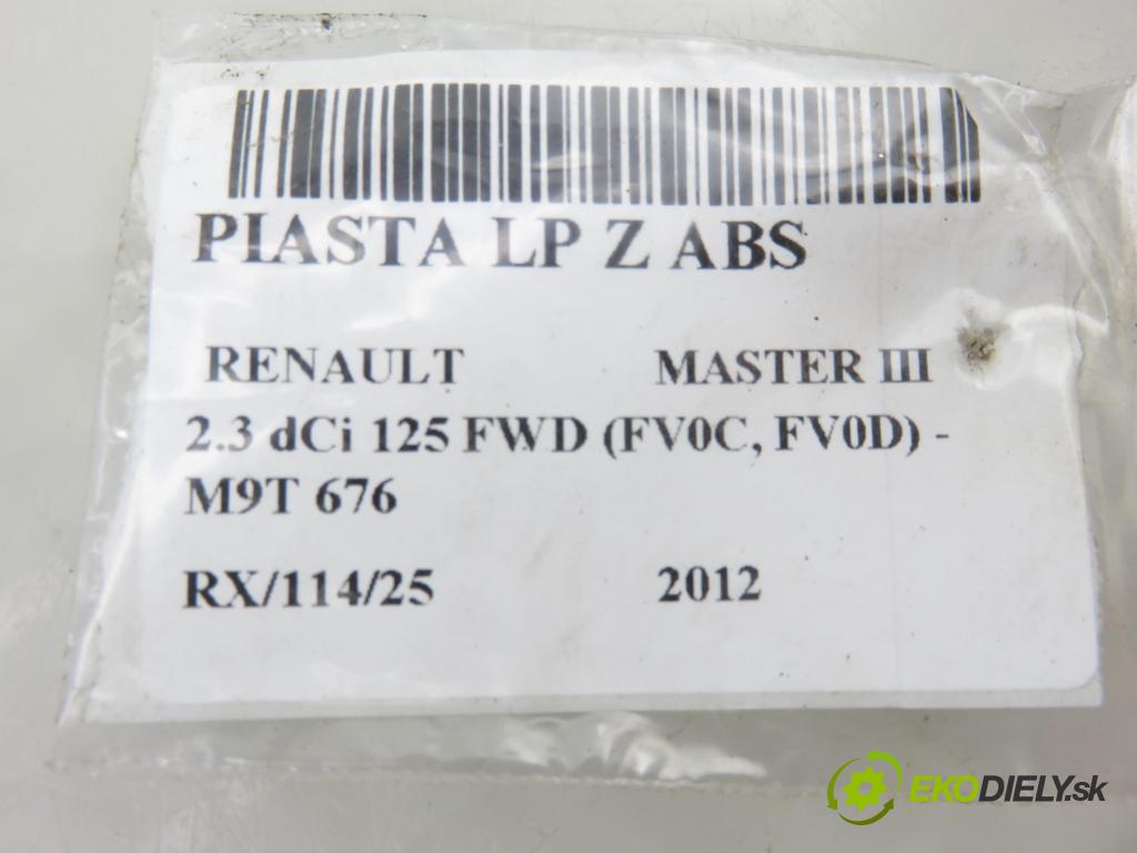 RENAULT MASTER III Skrzynia (FV) FURGON 2012 92,00 2.3 dCi 125 FWD (FV0C, FV0D) - M9T 676 2298,00 náboj LP ABS